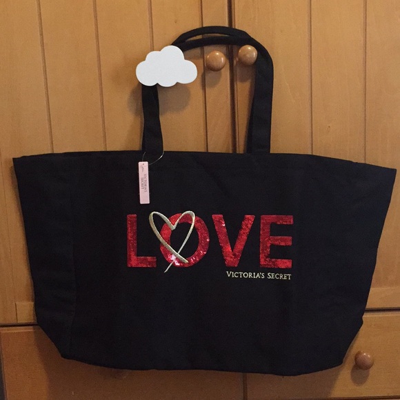 COPY - 🎀🖤VICTORIA’S SECRET🖤🎀WEEKENDER GIANT TOTE BAG - Picture 1 of 8